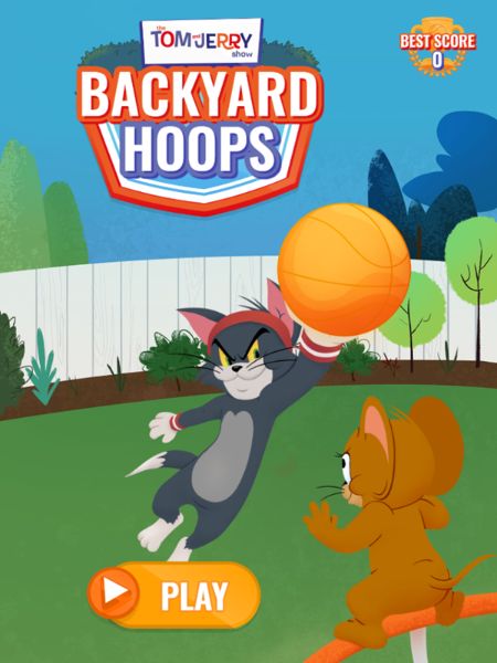 Tom and Jerry Backyard Hoops